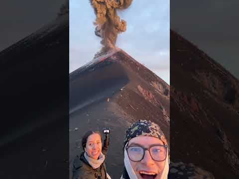 Powerful Fuego Volcano Erupts During Tourist Hike