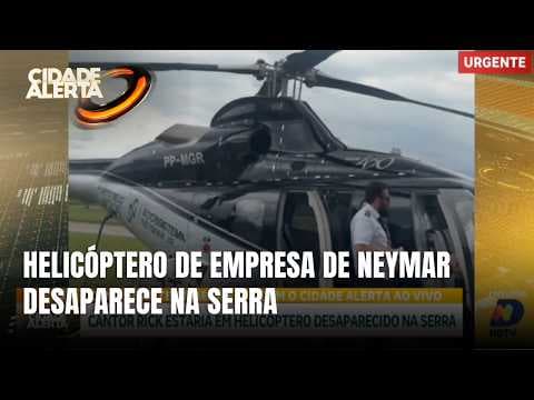 Helicóptero desaparece na Serra e mobiliza equipes de resgate