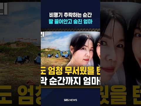 비행기 추락 순간, 딸 끌어안고 숨진 엄마 #shorts