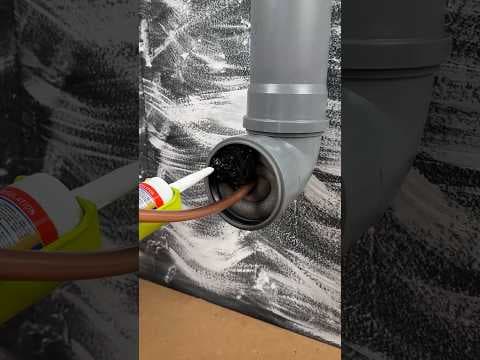 Smart PVC Pipe Fixing and Sealing Hacks 🛠️  #easy #simple #pipe #diyfixes