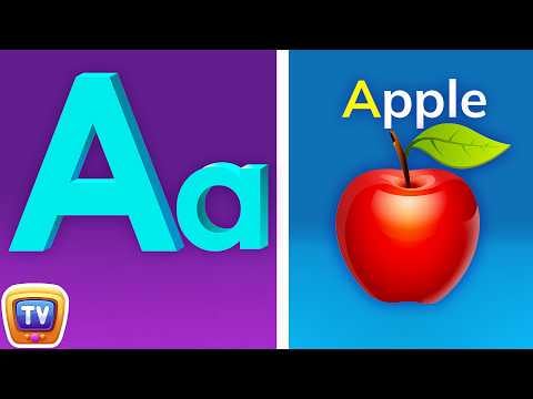 Phonics Song with TWO Words - A For Apple - ABC Alphabet Songs with Sounds for Children